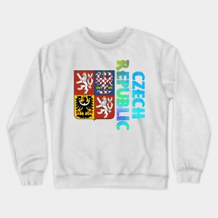 Czech Republic Coat of Arms Design Crewneck Sweatshirt